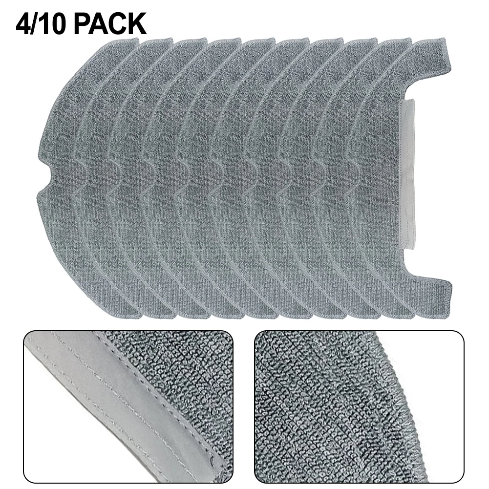 4pcs /10 Pcs Vacuum Cleaner Parts Replacement Mop Pads For Dreame F10 Plus Robot Vacuum Cleaner Accessories