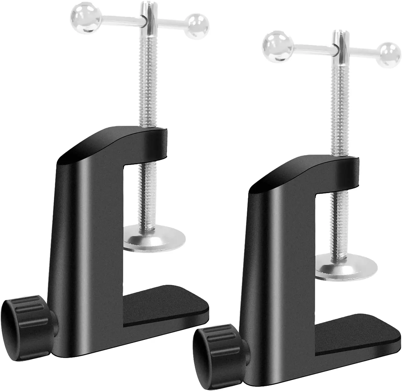 

Mictop Metal Table Mounting Clamp, C Clamp Designed for Microphone Suspension Boom Scissor Arm Stand Holder with an Adjustable P