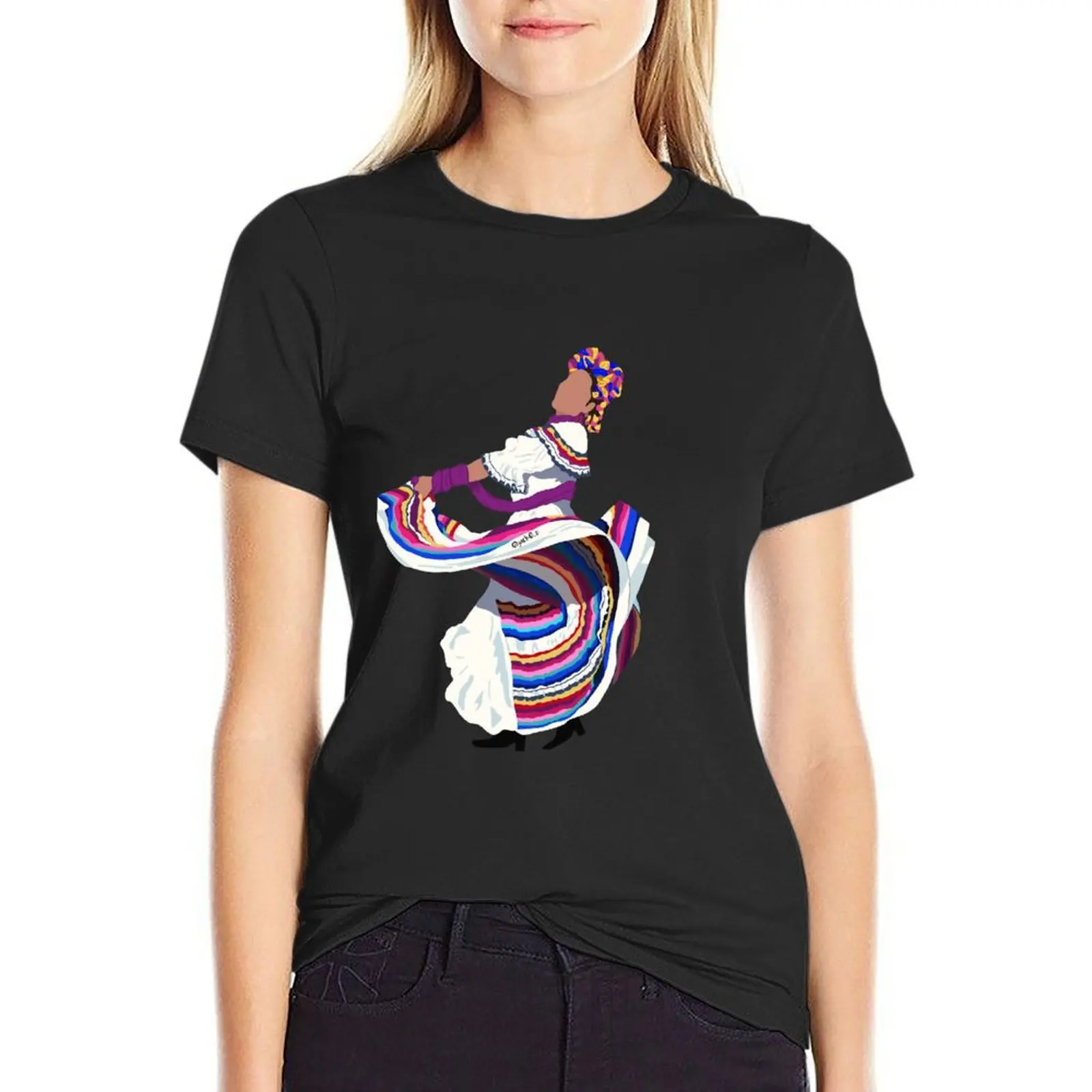 Dancer 2 T-Shirt anime clothes cute tops graphics cropped t shirts for Women