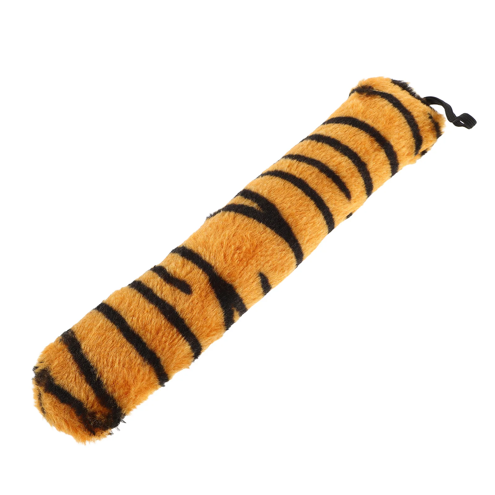 Tiger Tail Costume Prop For Halloween Cosplay Animal Theme Party Dress Up Accessory Soft Furry Tail Adult Wild Outfit