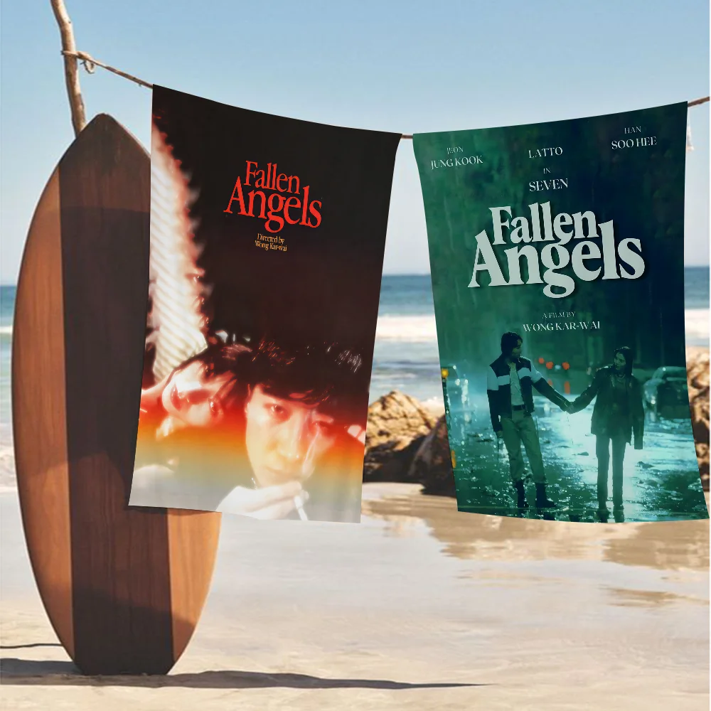 

Classic Movie Fallen Angels Microfiber Printed Beach Towel Mountain Climbing Yoga Beach Swimming Running Absorbent Soft Towel