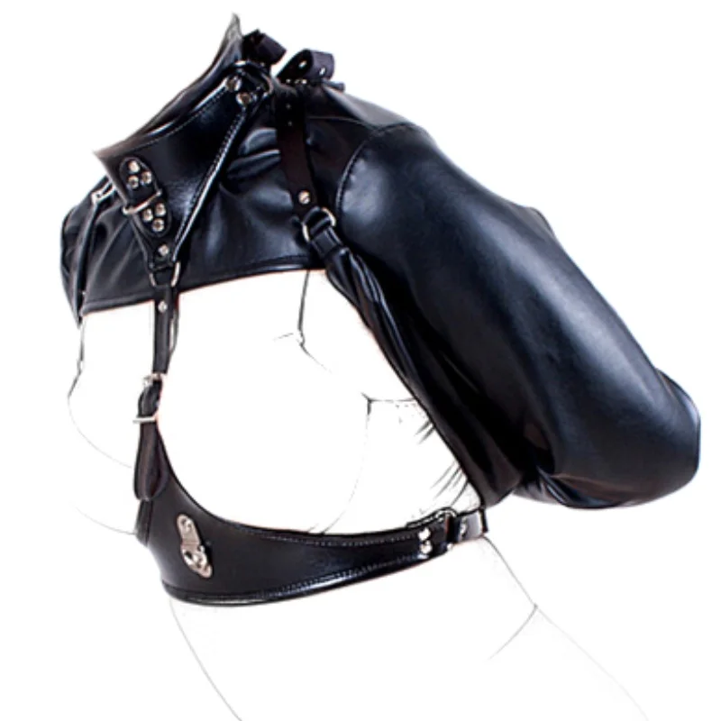 Sexy Female Leather Tanks with Adjustable Straps Bra Open Cup Bust Nipple for Woman Punk Fetish Body Harness Exotic Costumes