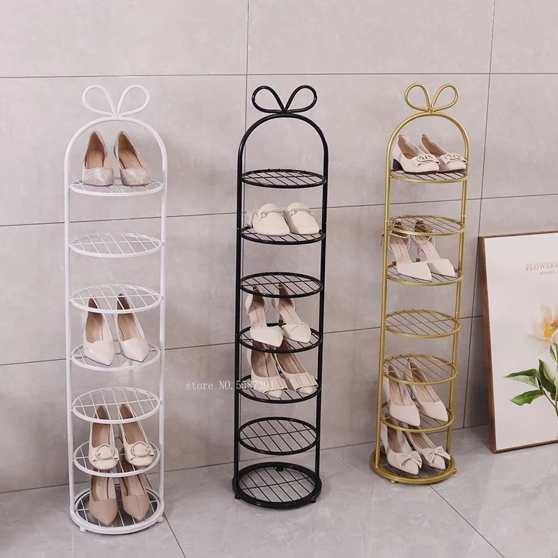 

Simple Shoe Rack DIY Easy Assemble Dustproof Boots Organizer Stand Holder Space-Saving Shoes Storage Shelf Entryway Shoe Cabinet