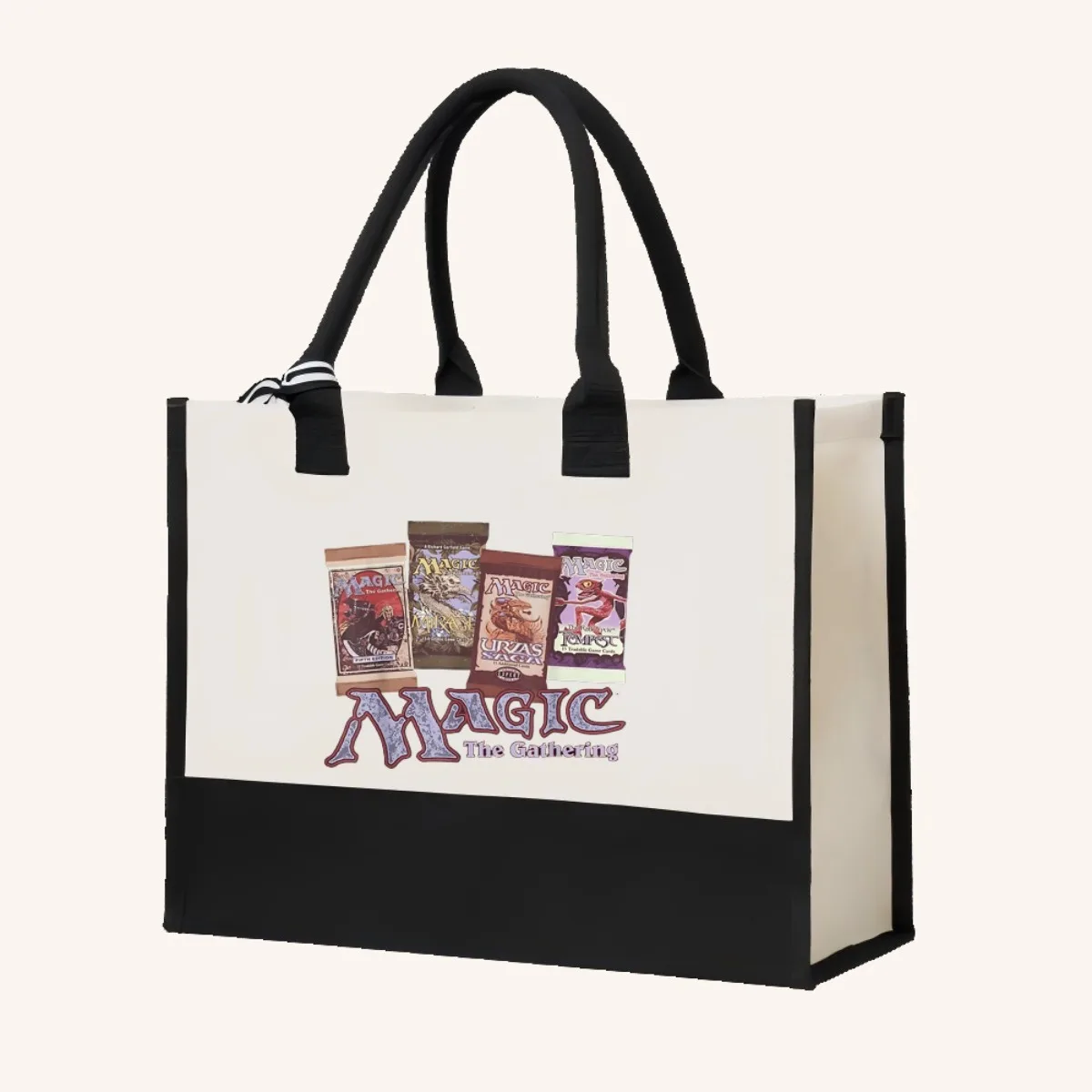 2026 جديد وصول موضة عملية واسعة قابلة لإعادة الاستخدام حمل حقيبة نمط طباعة 2 لهجة الثقيلة حقيبة كتف كبيرة لجميع D