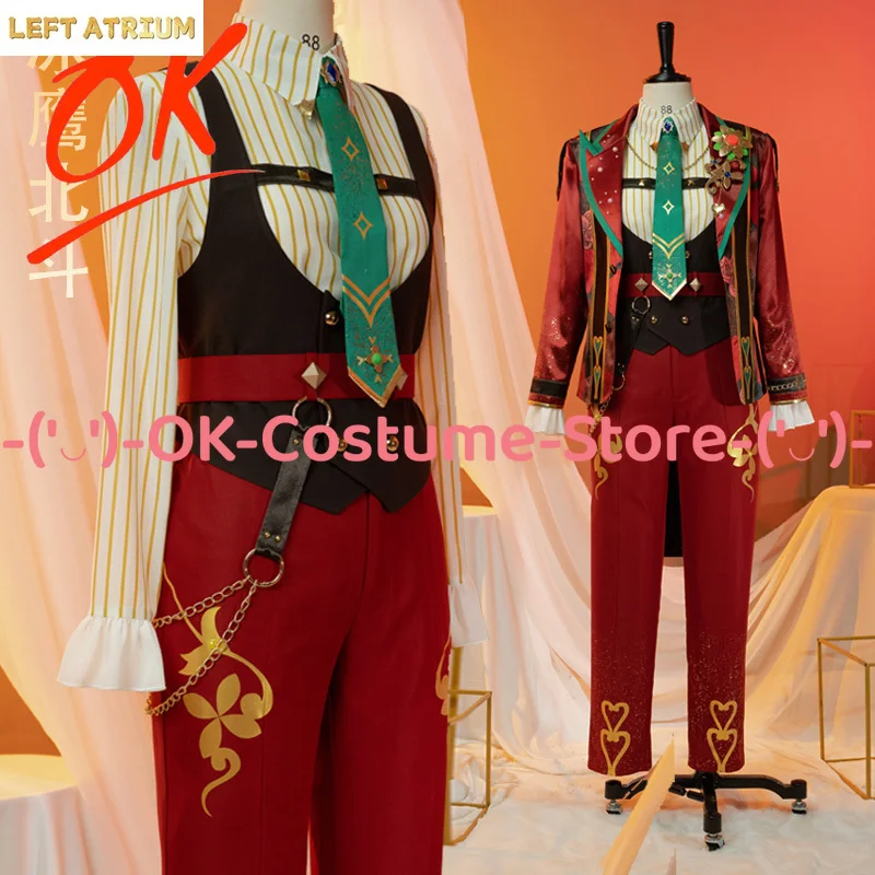 

Ensemble Stars! Trickstar Hidaka Hokuto Akehoshi Subaru Yuuki Makoto Isara Mao Cosplay Costume Halloween Carnival Party Uniform