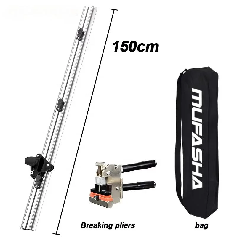 Portable 1500mm Slab Cutter Three Cutting Blade Slim System Porcelain Tile Cutter Tool Tile Manual Push Knife for