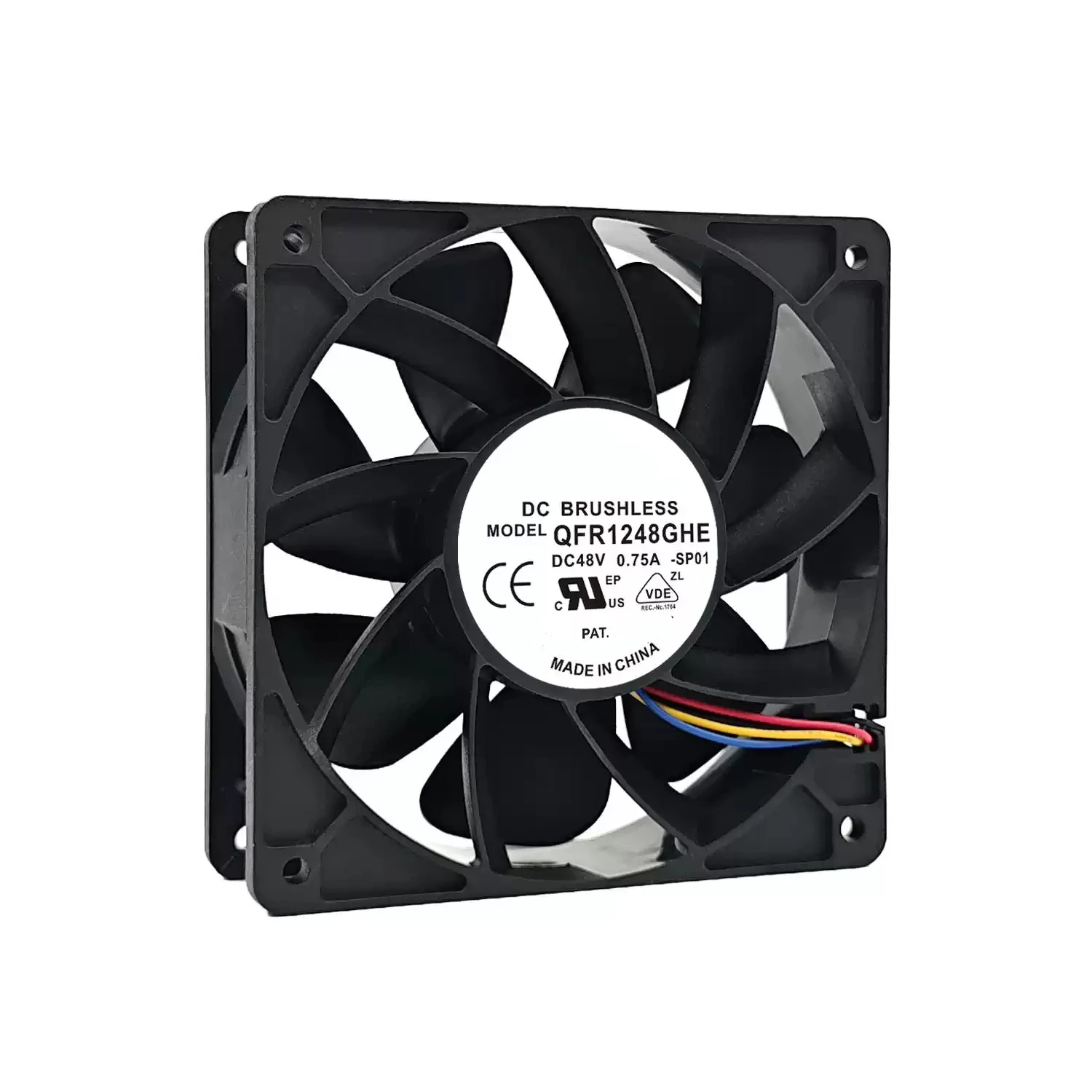 QFR1248GHE 48V 0.75A 12CM 12038 120*120*38 มม.พัดลมระบายความร้อน