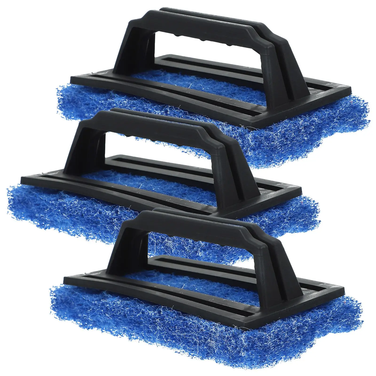3 Pcs Ink Brush Cleaning Scrub Pad Scrubber Yellow Scouring Wear Resistant Remover