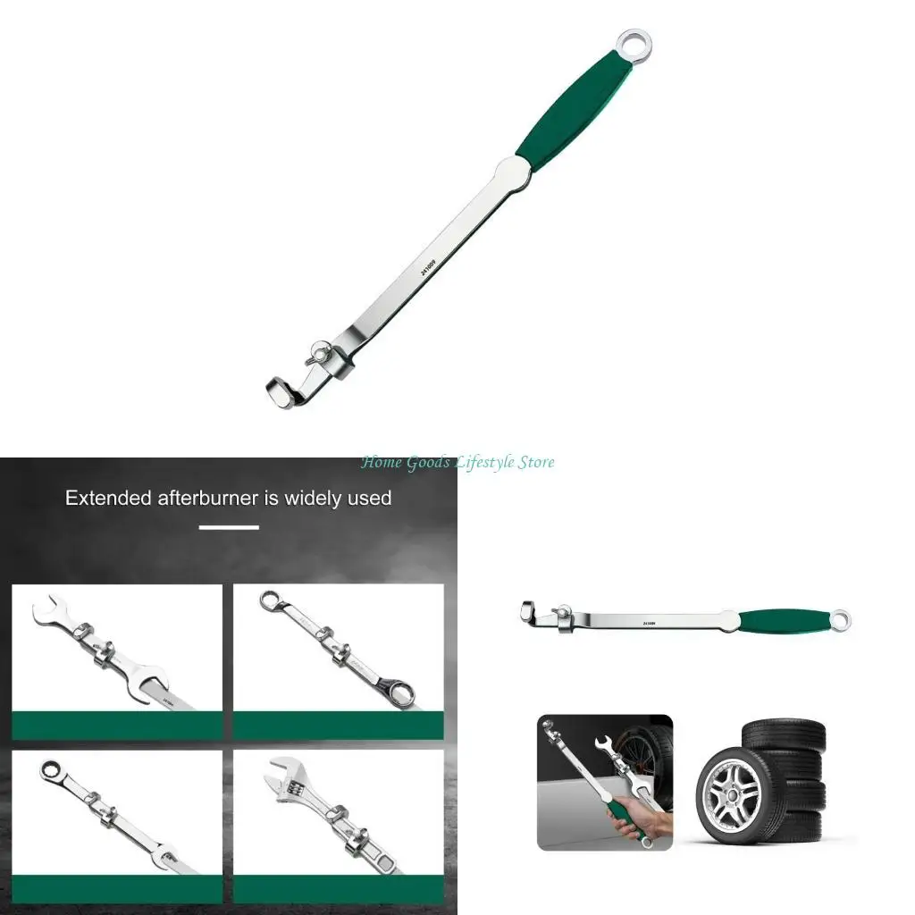 

E74E Universal Extension Bar с удобной ручкой для мягкой ручки углеродистой стальной гаечной гаечной работы для максимальных
