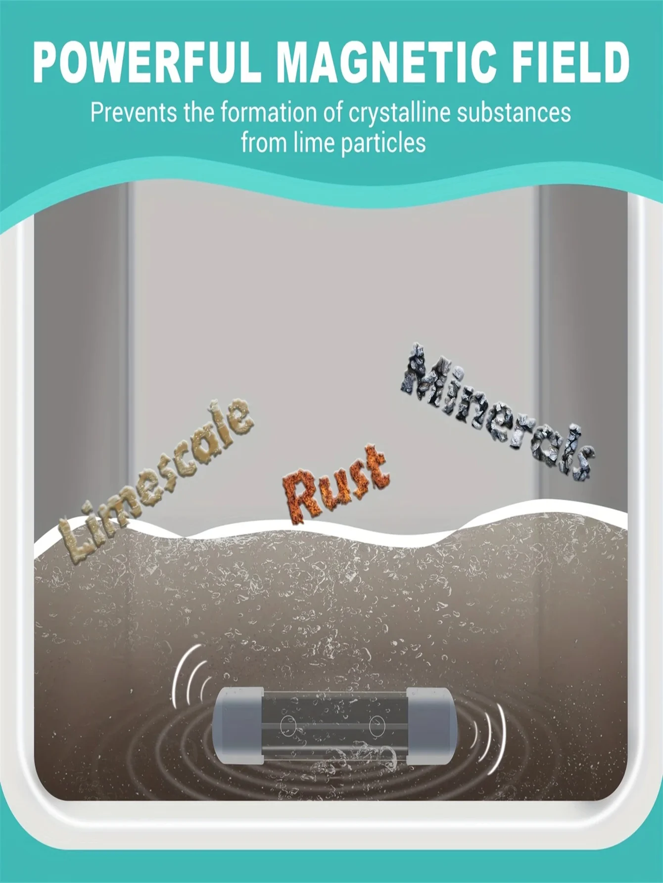 حزمة من 4 منظفات خزان المياه الأوتوماتيكية، المواد الكيميائية، منظفات المرحاض المغناطيسية، مناسبة لبقع المياه الصلبة، منتجات كيميائية تدوم طويلاً، بدون صبغ #3