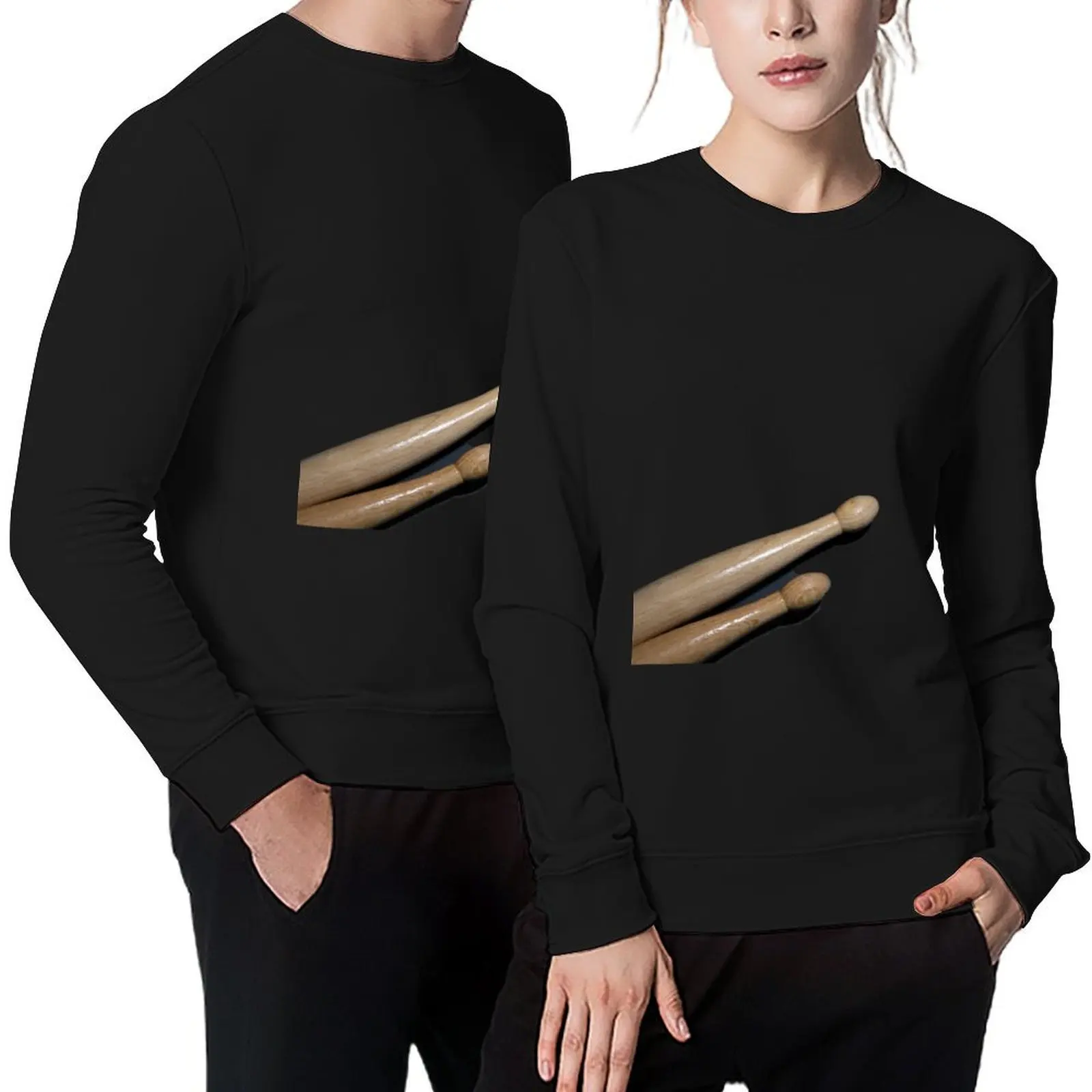 

Drumsticks Pullover men's clothes autumn aesthetic clothing men's autumn clothes anime sweatshirt