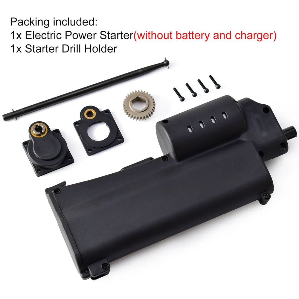 70111 Elektryczny rozrusznik ręczny z akumulatorem do samochodu RC Akcesoria HSP Vertex 16 18 21 28 Części do ulepszeń silnika Nitro