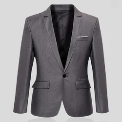 Party Male Blazer Gray Coat Oversize Men's Suit Jackets Plus Big Size Fashionable Luxury Designer Vintage Menswear Casual Summer