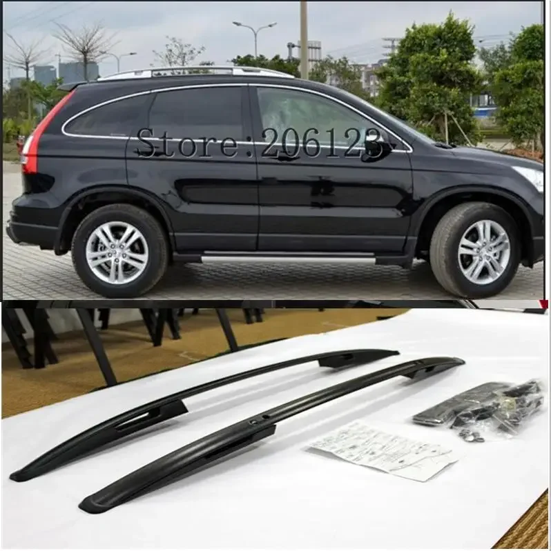 black FOR Honda CRV CR-V 2007 2008 2009 High Quality Aluminum alloy SUV Car 2PCS Roof Rack OEM Style Roof Racks