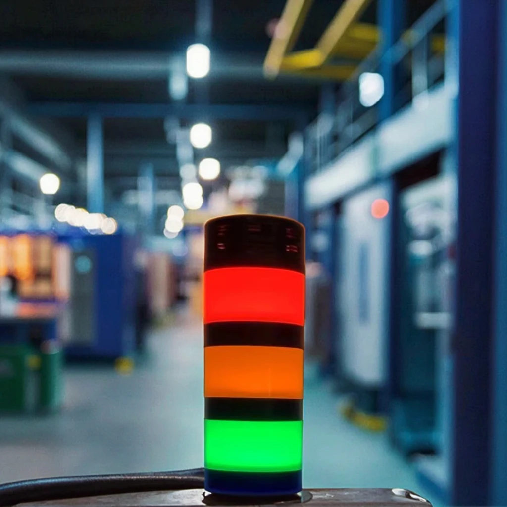 Series 70mm IP54 Signal Tower Light New DC 24V ABS Multi-Layer Detachable Equipment Indicator Lights