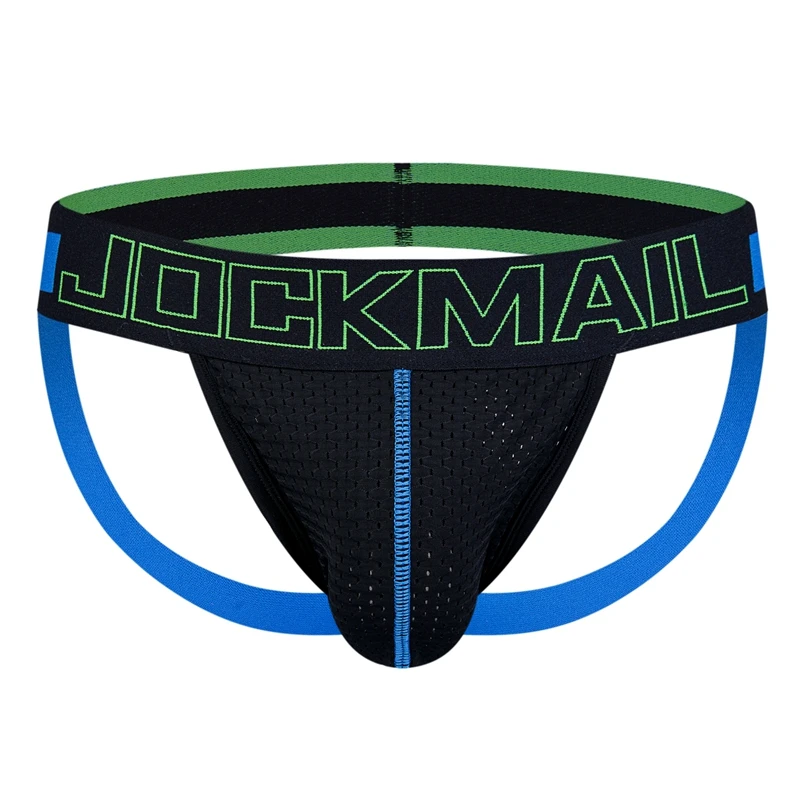 Mesh Men Sexy Underwear Thong Jockstrap and G String Sissy Panties Penis Pouch T-Back Lingerie Hombre Underpants Elastic