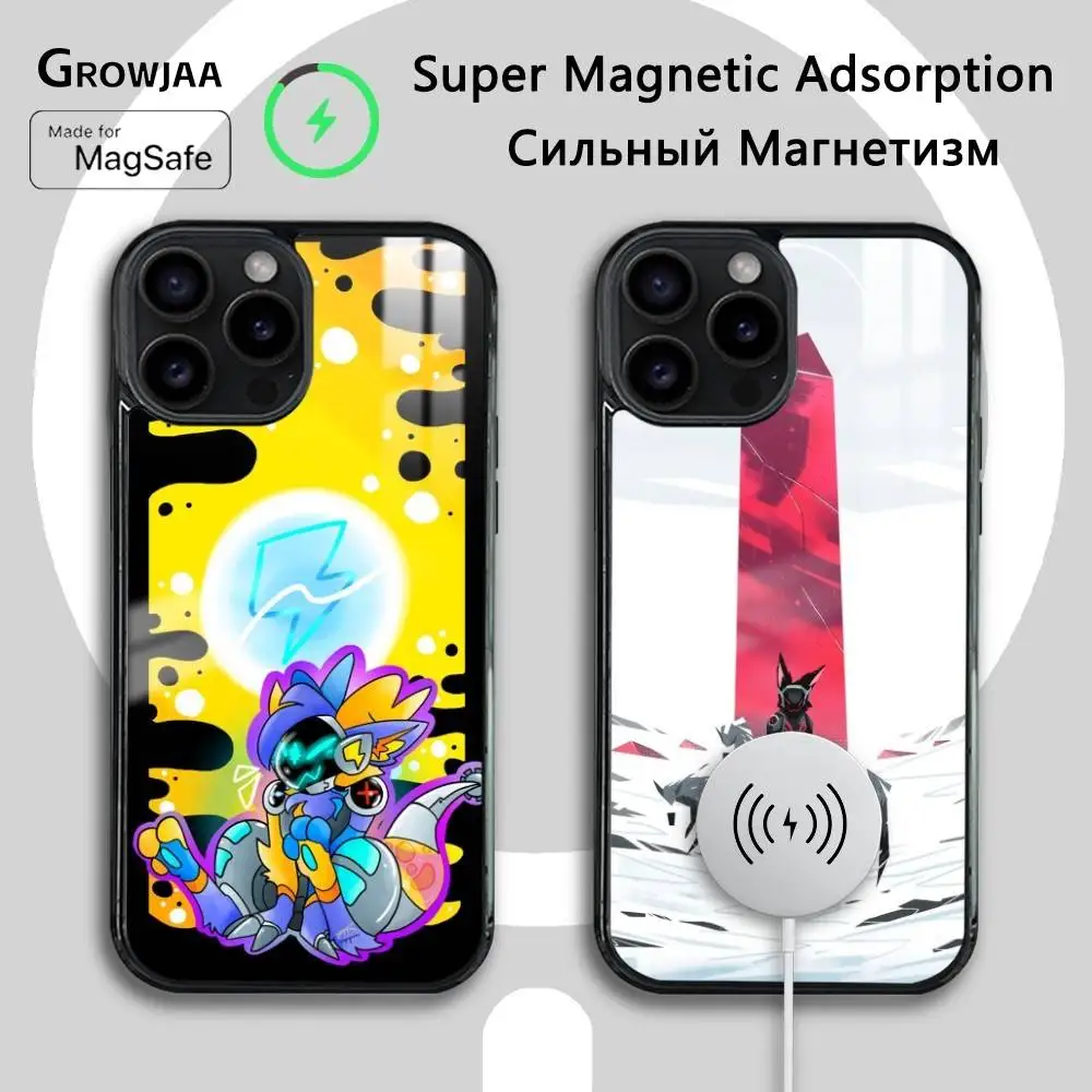 

Game P-ProtogenS Phone Case For iPhone 16 15 14 13 12 11 Pro Max Plus Mini Wireless Charging Magnetic Hard Shell