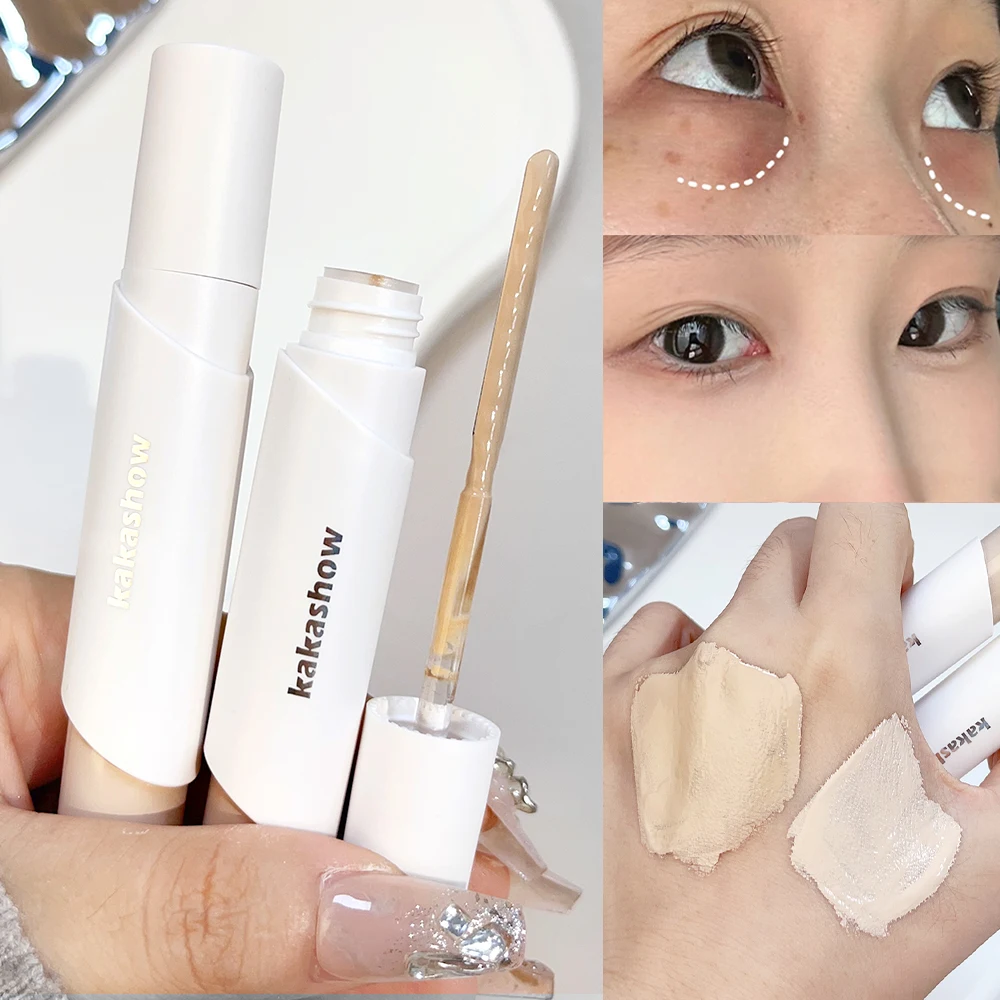 Hydraterende Schraper Concealer Matte Hoge Dekking Waterdichte Olie Controle Vloeibare Foundation Langdurige Helderder Gezicht Concealer