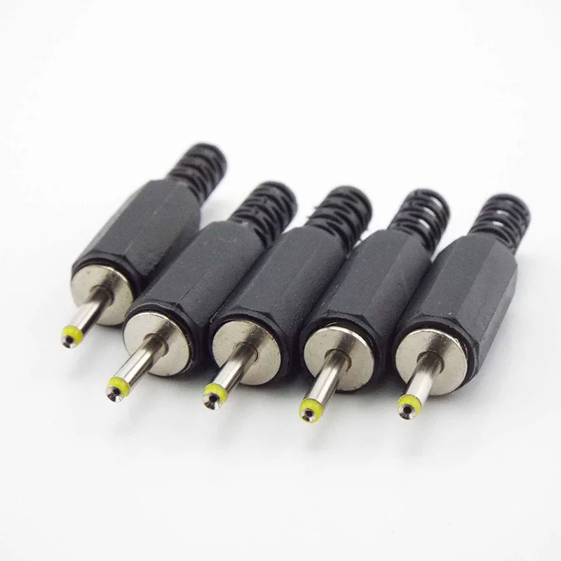 3.5x1.35 4.0x1.7 4.8x1.7mm DC Male Jack Power Plug Adapter 5.5x2.1mm 2.5mm Male Jack Socket Audio Connector