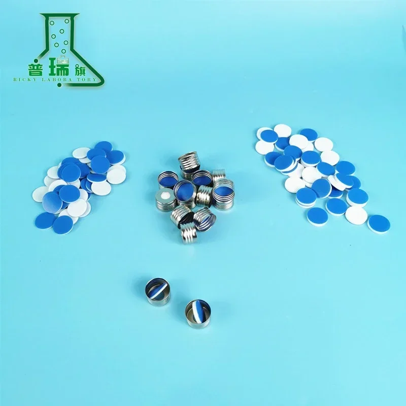 Moisture meter matching gasket, threaded top empty bottle replacement gasket PTFE silicone 17.5 * 1.5/3 mm 6ml measuring bottle