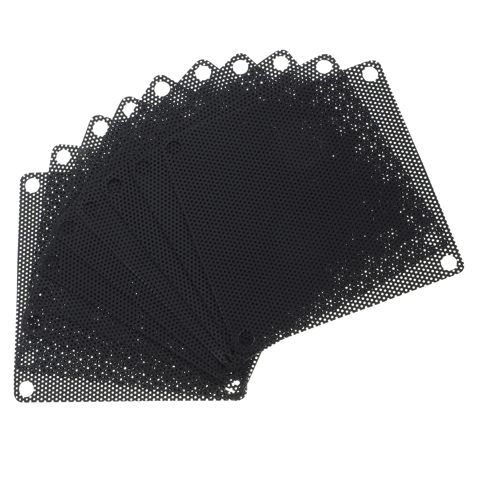 

10pcs PC Fan Filter 7x7cm Dust Cover for Computer Case Cooler PVC Mesh Laptop Hardware Speaker Grille Protection