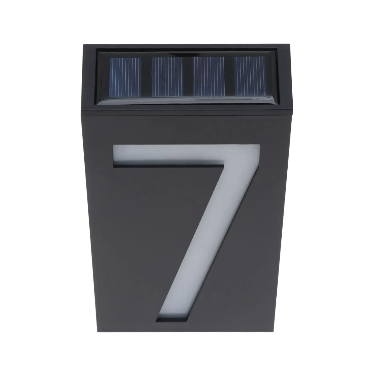

Digital Light Solar Number Doorplate Modern Sign Lamp Clear View House Waterproof Security LED Door