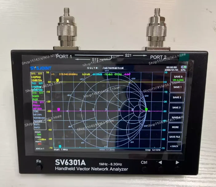 

Векторный анализатор цепей SV6301A, 7-дюймовый, 6.3 ГГц, HF/VHF/UHF, тестер антенн SWR VNA для обновления NanoVNA