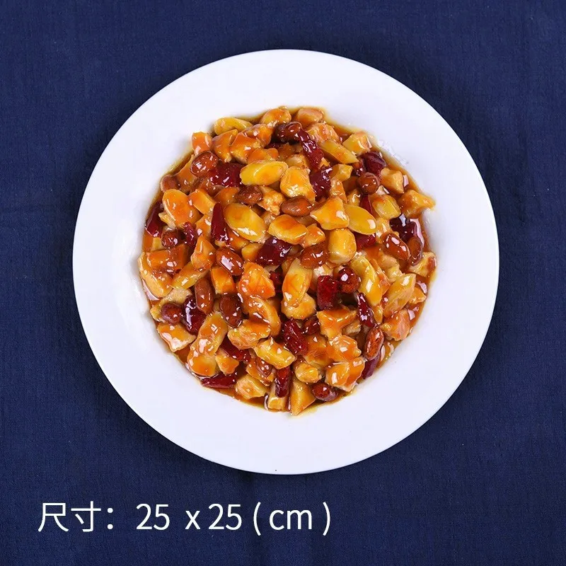 

1pcs Simulated dish model, Chinese stir fried rice model, fake dishes, seafood cuisine samples, customized food props