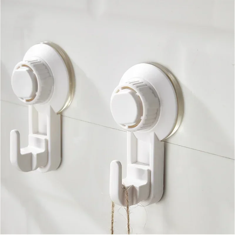 

Strong Hooks Self Adhesive Door Wall Hangers Vacuum Hooks Suction Heavy Load Bearing 5kg Rack Cup Sucker for Kitchen Bathroom