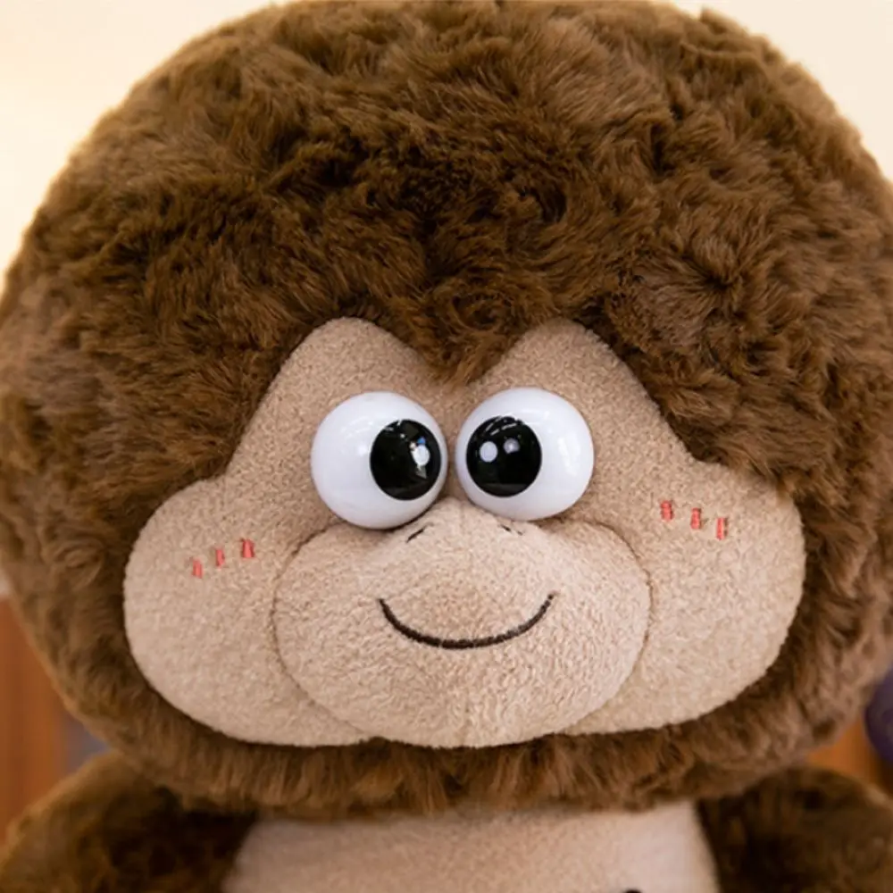 Mono de peluche de plátano extraíble, juguete súper suave con orejas grandes, muñeco de mono de simulación, almohada de peluche Kawaii, monos, animales de peluche