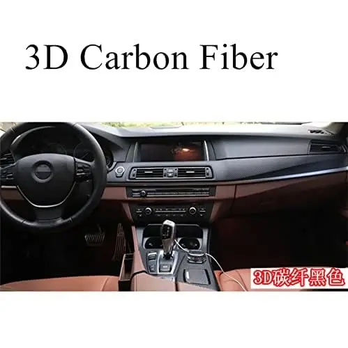 

Виниловая наклейка для салона автомобиля с 3D узором из углеродного волокна для Bmw 5 серии F10 F18