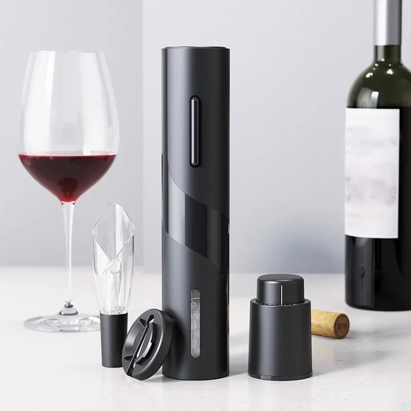 

Electric Red Wine Bottle Opener Household Wine Bottle Stopper Internet Celebrity Automatic Opening Artifact Wine Set