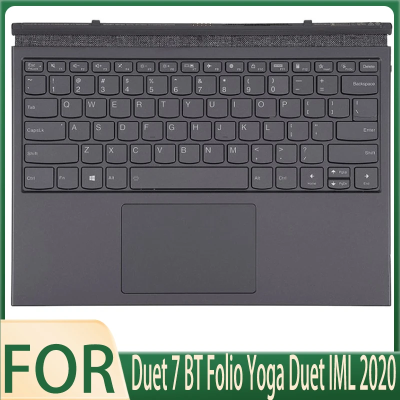 

New Keyboard for Duet 7 BT Folio Yoga Duet IML Duet 7-13IML05 2020 2021 Original Smart Magnetic Base Keyboard US English/EU