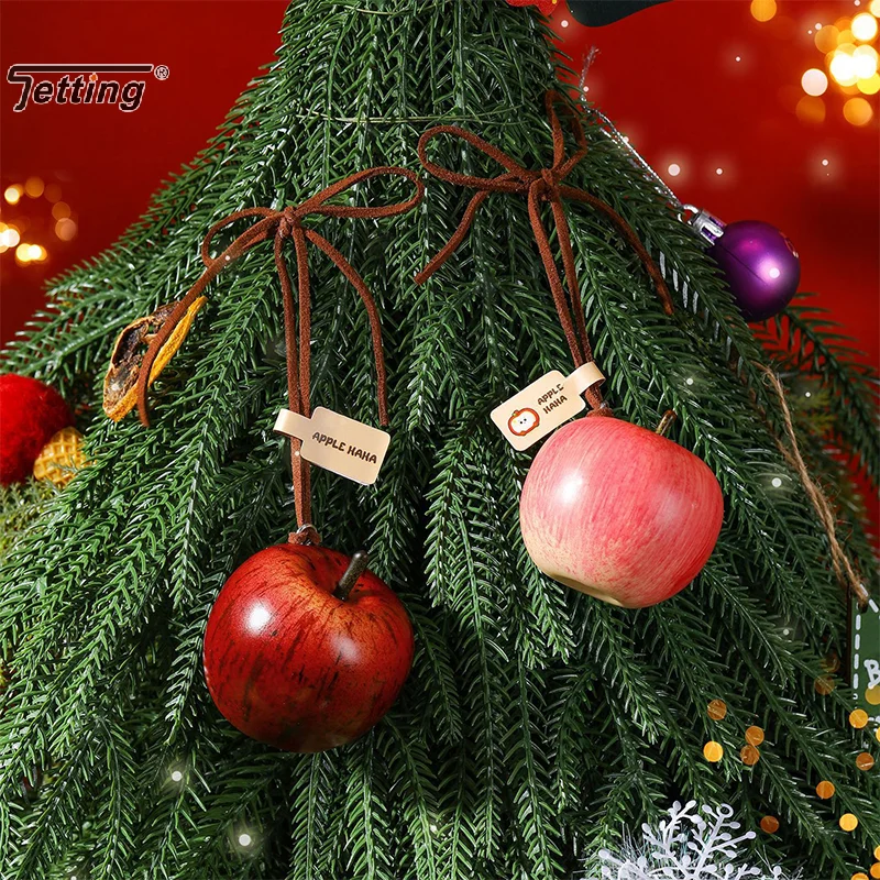 Christmas Decoration Simulation Apple Ornament Simulation Fruit Christmas Tree Pendant Accessory Small Gift