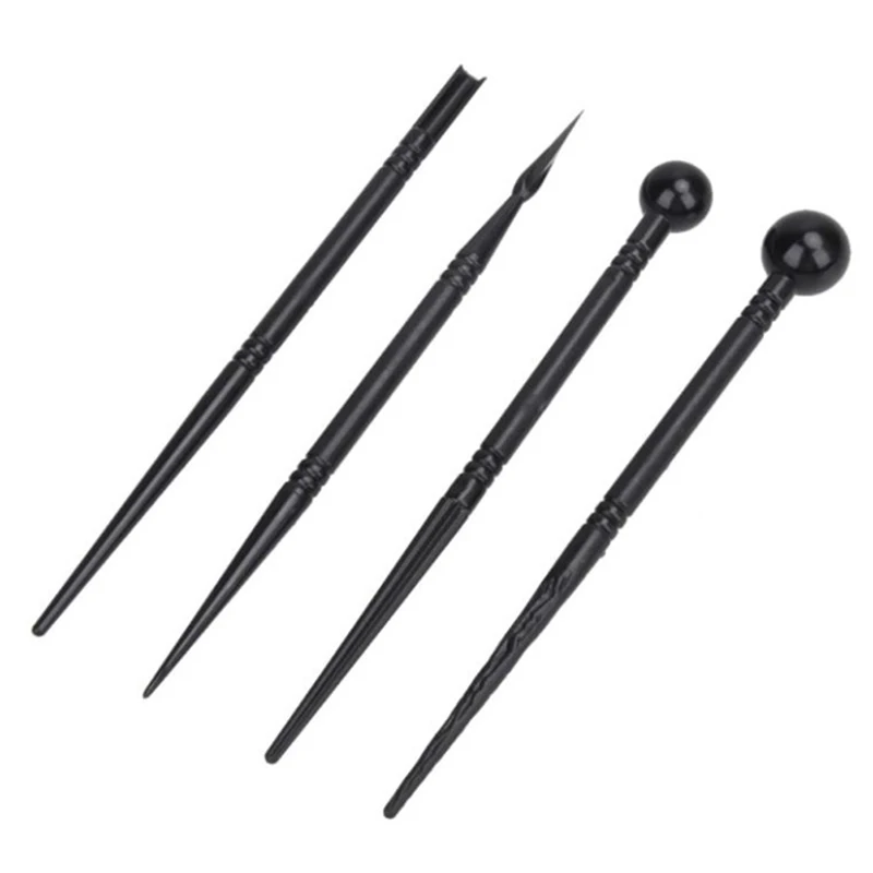 4 Pcs/Set Cake Carved Pens Flower Modelling Tools Fondant Cake Decorating Molds Tools Bakeware