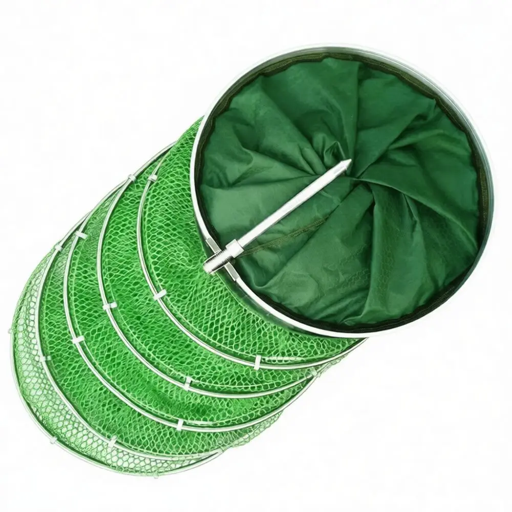 Portable Nylon Fishing Keepnet Bag Collapsible Quick Dry Fish Protector Durable Storage Gear For Outdoor Freshwater Angling Tool