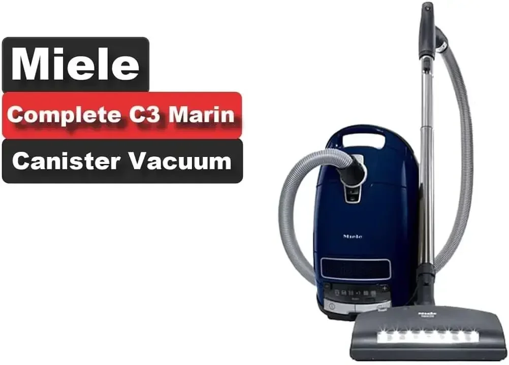 Miele Complete C3 Marin Canister Aspiradora con recipiente HEPA y paquete SEB236 Powerhead