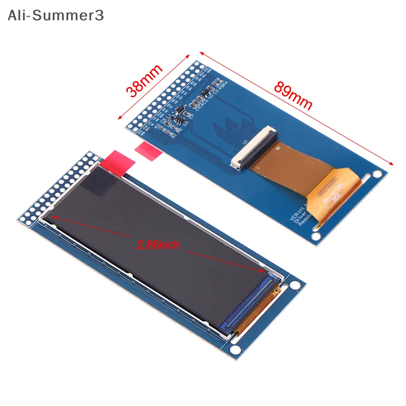 2.86인치 TFT LCD 화면 ST7701 소형 화면 376 * 960 디스플레이 LCD 풀뷰 RGB 컬러 화면