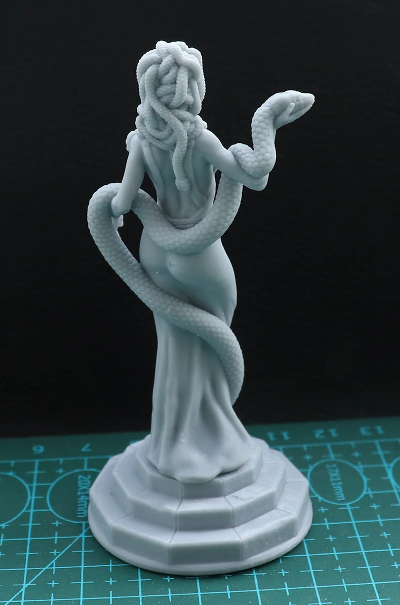 1/24 75mm  1/18 100mm Resin Model  Medusa Queen Snake Unpainted No Color RW-362