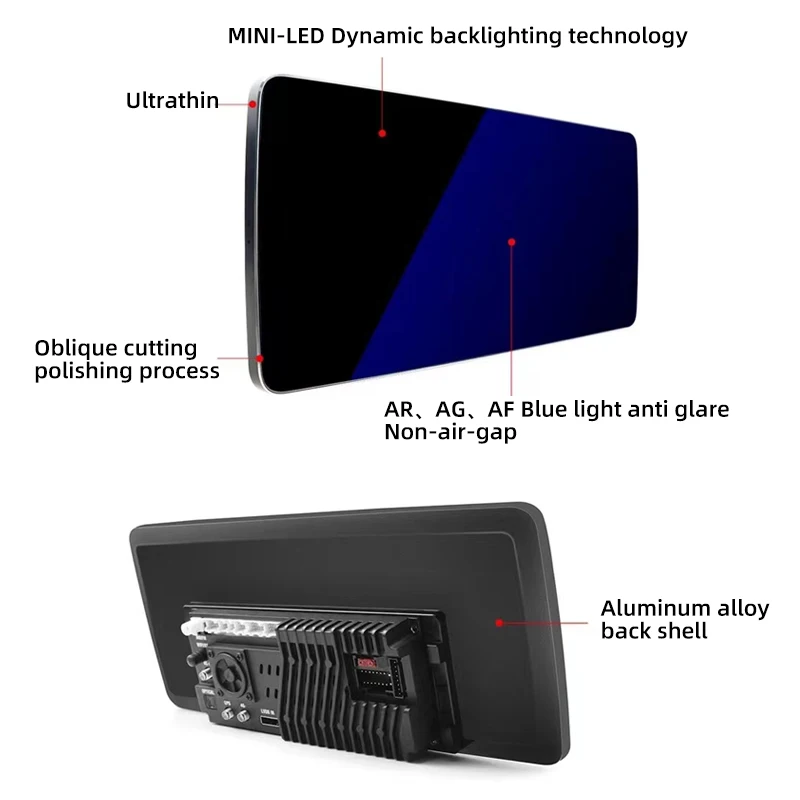 

RELI1 12.3 Inch Dvd Car Radio Stereo Android Touch Screen Multimedia Player Carplay for audi A4L Q5 A5