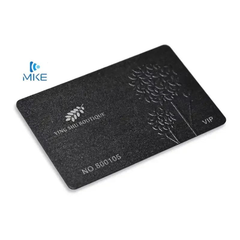 Luxury Black Business Uv Inkjet Pvc Id Cards