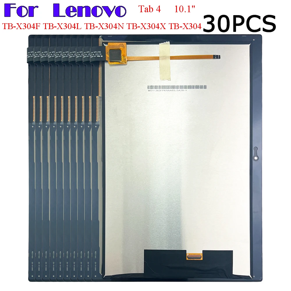 

30PCS For Lenovo Tab 4 TB-X304F TB-X304L TB-X304N TB-X304X TB-X304 10.1 LCD Display Touch Screen Digitizer Glass Assembly Repair