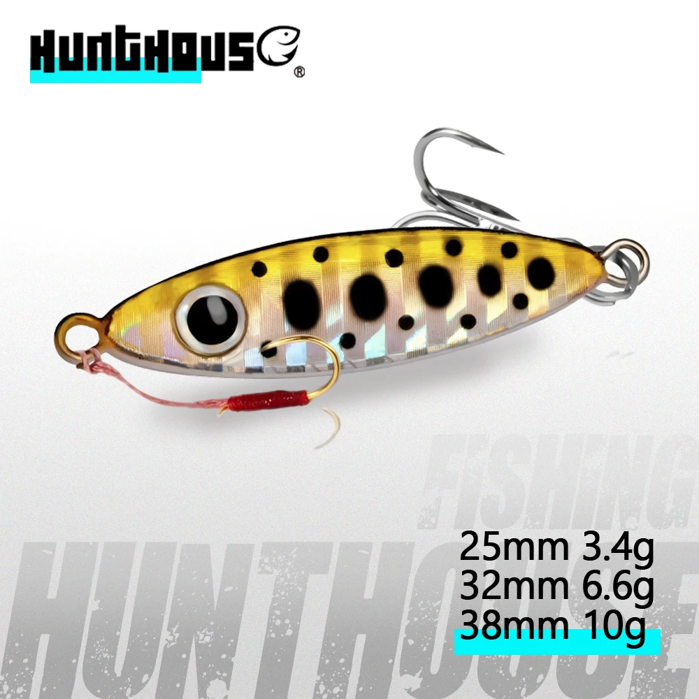 

Рыболовная приманка Hunthouse SeaRide Mini Micro Jig 38 мм 10 г, металлическая морская приманка, забрасывающаяся приманка для ловли форели, рыболовная прима...