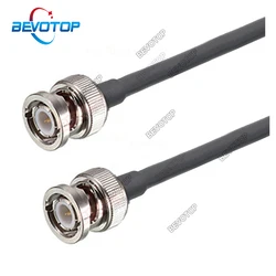 LMR200 Coaxial Cable Low Loss BNC Male to BNC Male Plug Connector RF Cable 50 Ohm Crimp Connector 1M 2M 5M 10M BEVOTOP