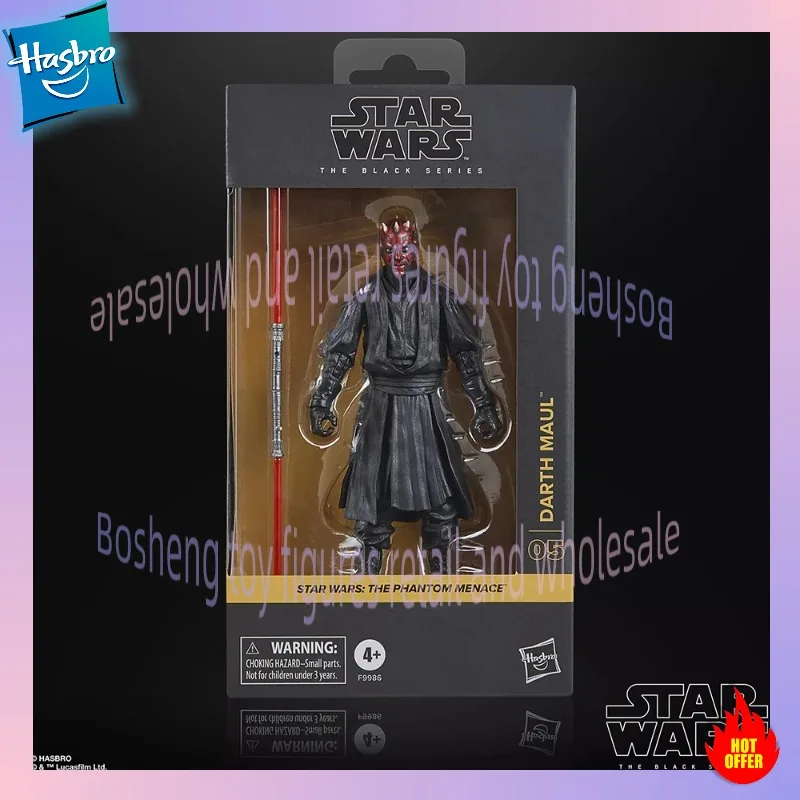 hasbro-star-wars-the-black-series-the-phantom-menace-darth-maul-figurine-d'action-de-15cm-modele-original-jouets-ornements-cadeaux-en-stock