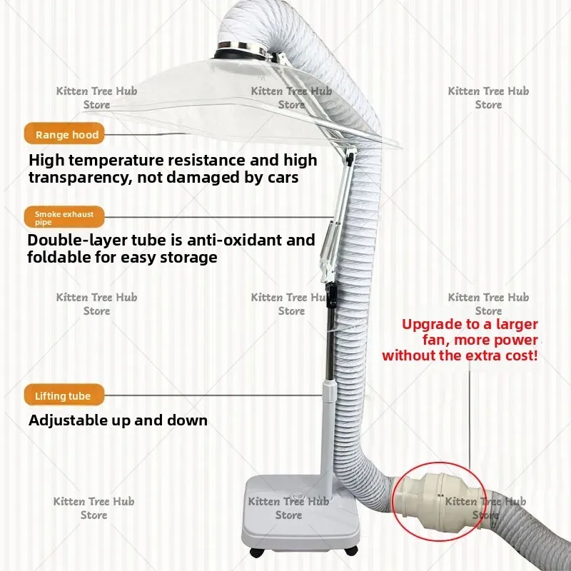 Moxibustion Smoke Exhaust Machine Vertical Indoor Smoking Artifact Exhaust Smoke Removal Fan