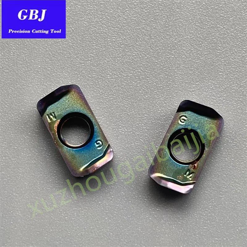 GBJ-CNC LOGU030310ER-GM CNC Carbide milling Stainless steel milling Fast feed face milling insertion LOGU0303 For MFH03R tool