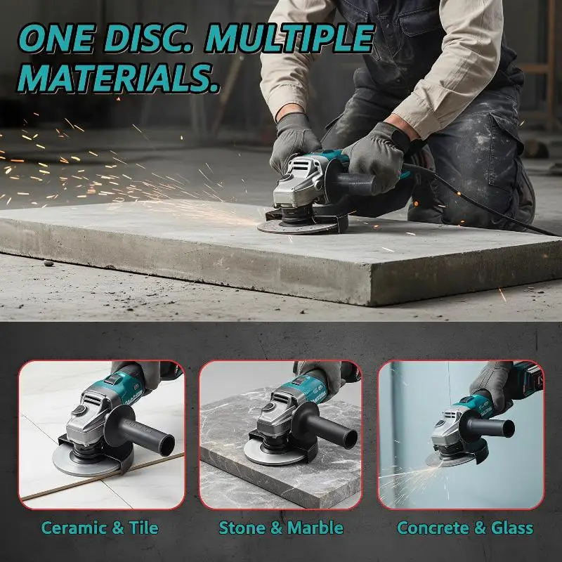 100MM Rock Slab Cutting Chamfered Slices Cutting Disc  Marble Cut Disc