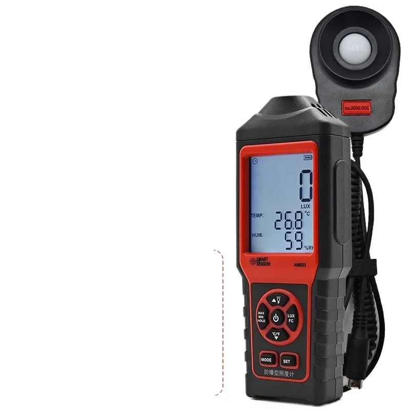 Digital Illuminometer Light Meter High Precision Lux Meter Tester for Photography Studio Lighting Measurement Tool AM823