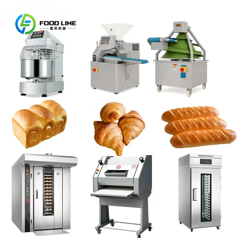 Industrial French Bread and Toast Production Line with Fully Automated Systems for High-Speed Manufacturing
